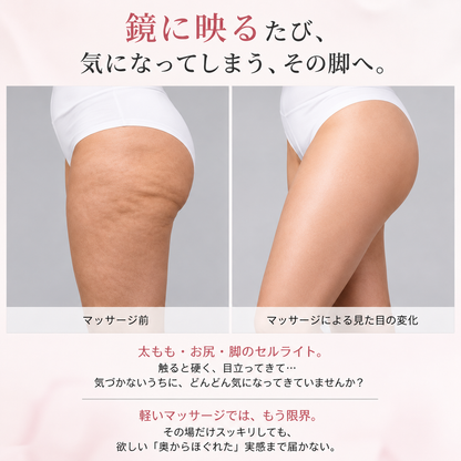 【新発売】【累計販売数No.1】Cellumel™｜吸引×温感ケアで、頑固なセルライトに自宅から本気アプローチ