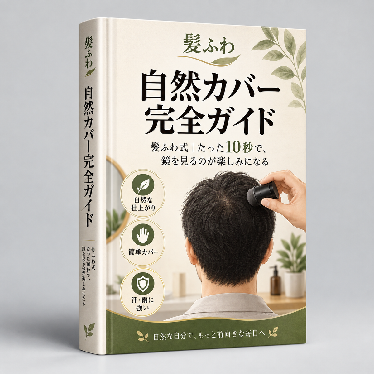 髪ふわボリュームファンデ｜薄毛を10秒で自然カバー【特典ガイド付】